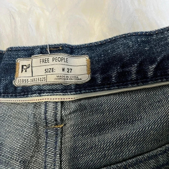 Free People Denim Shorts size 27 - Picture 2 of 5